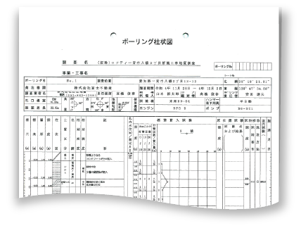 ボーリング柱状図