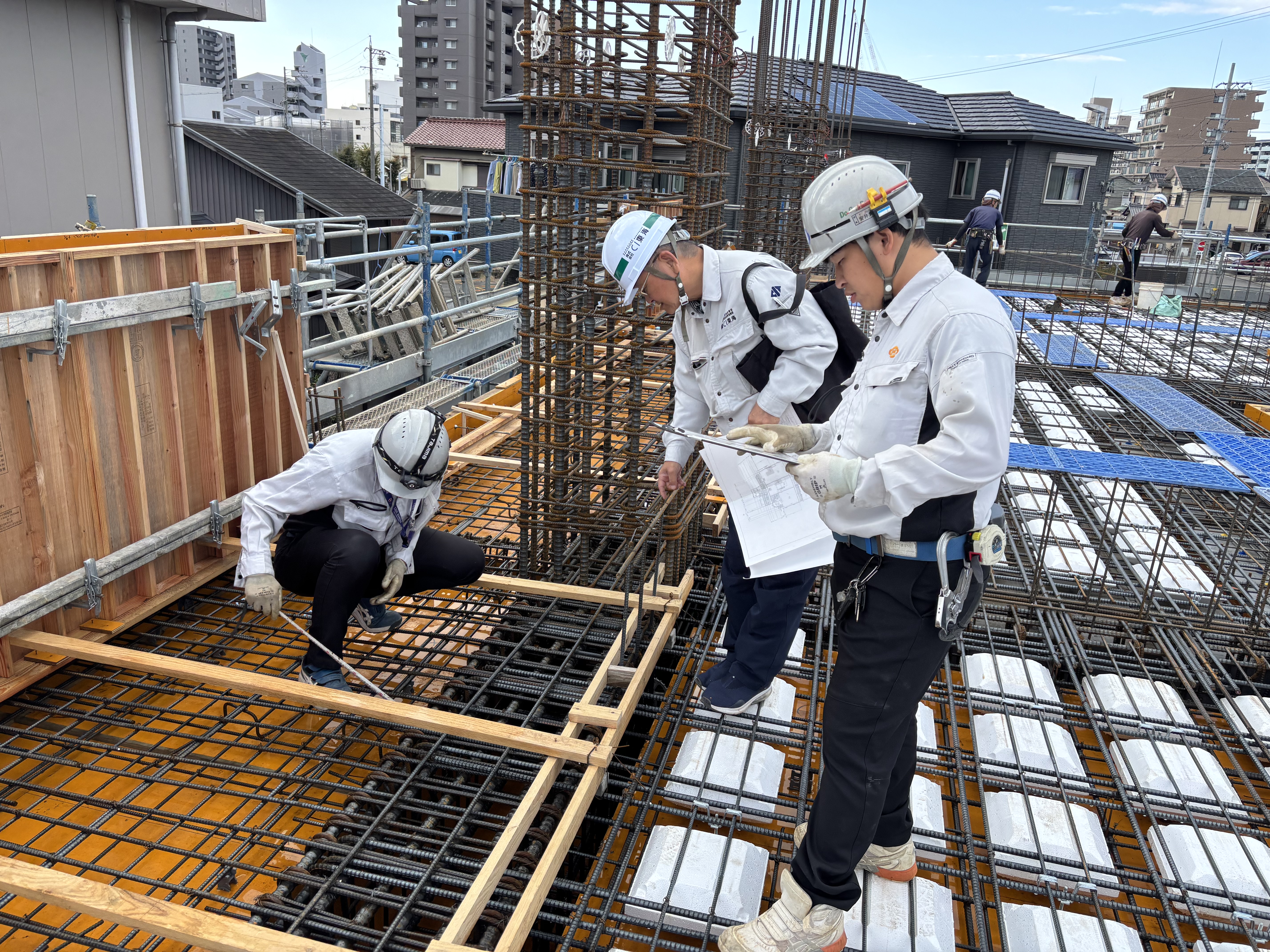 ボイドスラブ施工写真